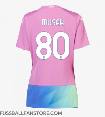 AC Milan Yunus Musah #80 Replik 3rd trikot Damen 2023-24 Kurzarm